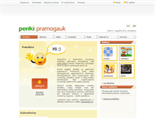 Tablet Screenshot of pramogos.penki.lt