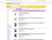 Tablet Screenshot of biblioteka.penki.lt